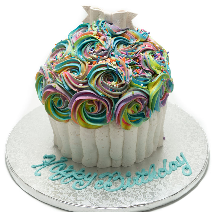 Jumbo Cupcake Cake